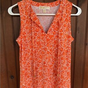 Michael Kors Orange Floral Dress